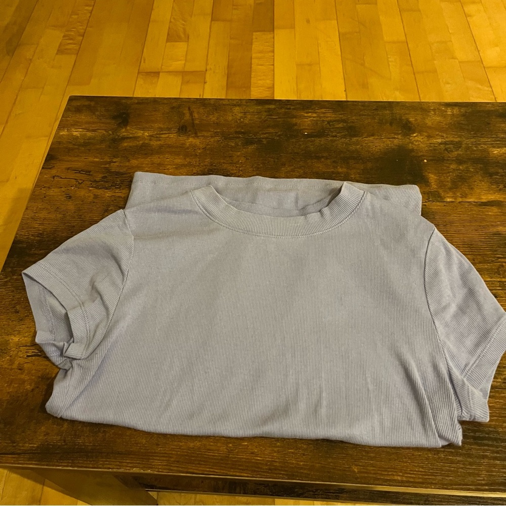 Light Purple Ribbed Tee